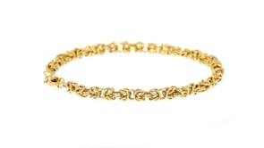 18kt Yellow Gold Byzantine Bracelet