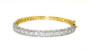 2.00 ct. t.w. Diamond Bangle Bracelet in 14kt Two-Tone Gold