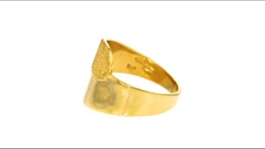 Italian 18kt Gold Over Sterling Ring