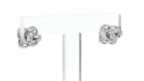 10 ct. t.w. Diamond Flower Earrings in Sterling Silver
