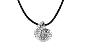 Italian Sterling Silver Seashell Necklace. 18