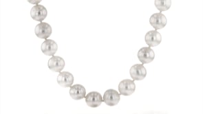9-10mm Cultured Pearl Necklace with 14kt Yellow Gold