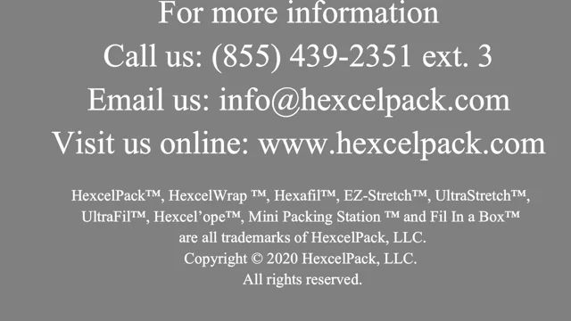 Hexcel Pack HP100USN UltraStretch Wrap 12” X 1400' Expanded Shipping Paper
