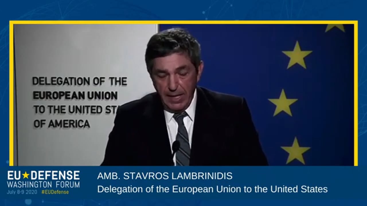 Opening remarks at the EU Washington Defense Forum