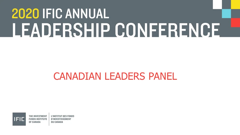IFIC - 2020 Annual Leadership Conference - Canadian Leaders Panel on Vimeo