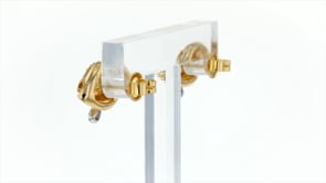 30 ct. t.w. Citrine Mushroom Earrings in Two-Tone Sterling Silver