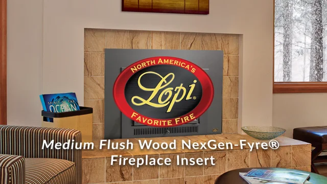 Medium Flush Wood NexGen-Fyre™ Arch | Steel Wood Fireplace Inserts | Made  in USA | Lopi Stoves®