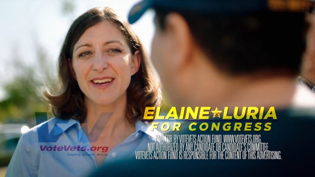 VoteVets - Elaine Luria - 2018