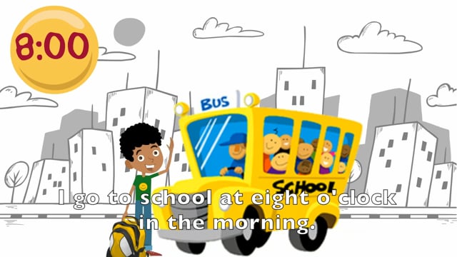 A Boy's Morning, Afternoon and Evening Routine