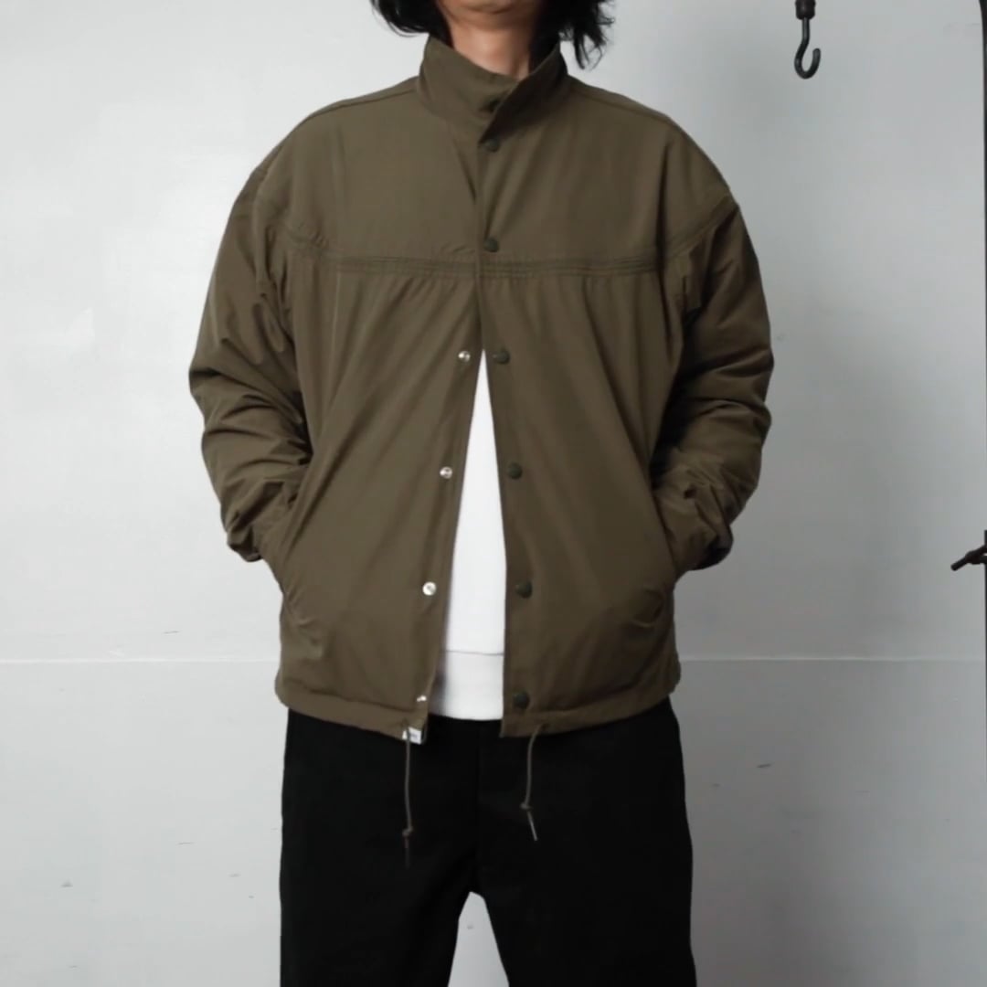 SASSAFRAS GARDENER CAP JACKET / OLIVE - Memory Double Cloth