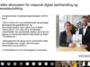 Videopptak av digital fagsamling for deltakerne i arbeidet med de syv livshendelsene. Tema_ Hvordan dra nytte av vårt felles øko