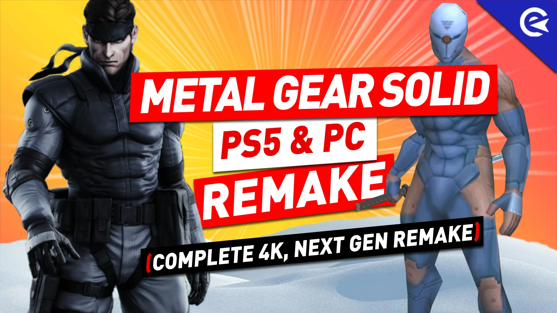 Metal Gear Solid is Getting a Complete 4K PS5 & PC Remake! on Vimeo