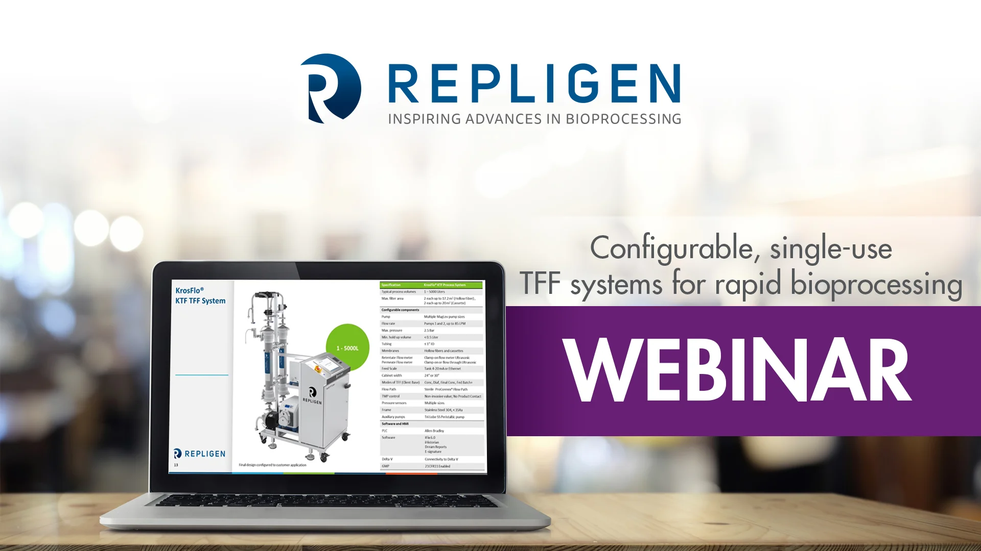 Configurable, single-use TFF systems for rapid bioprocessing