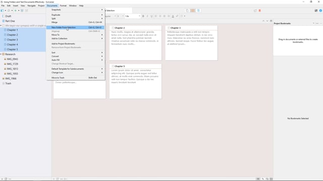 Using Folders and Text Documents Effectively