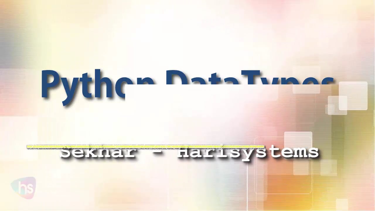 3a Python Data Types on Vimeo