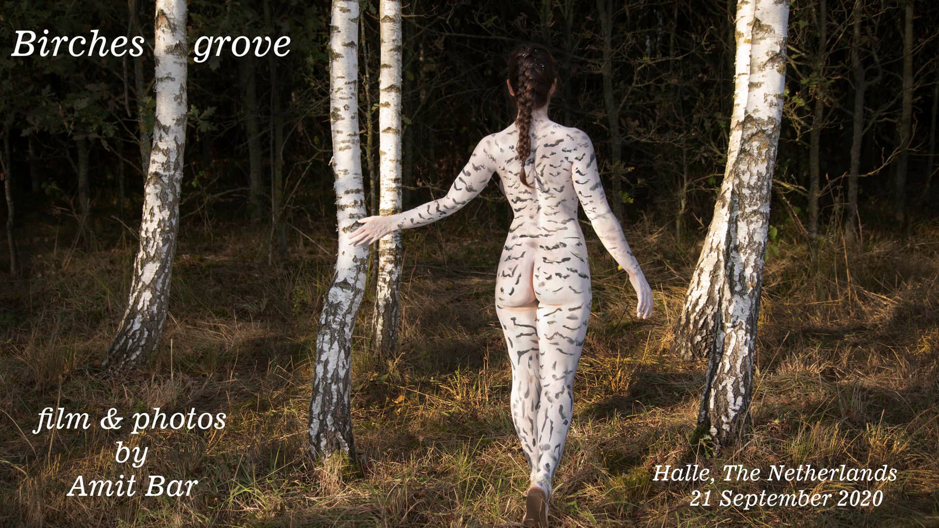 Birches grove body-painting by Amit Bar on Vimeo