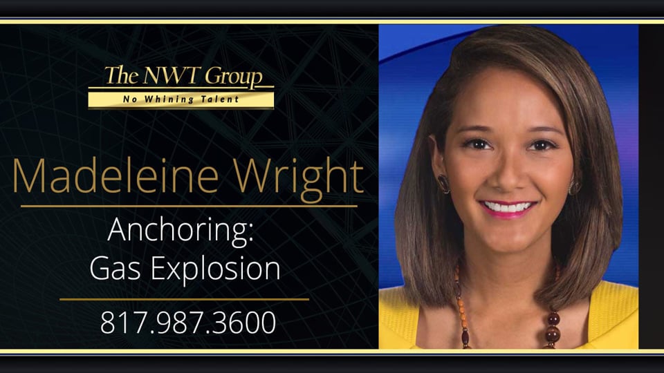 Anchor: Natural Gas Explosion