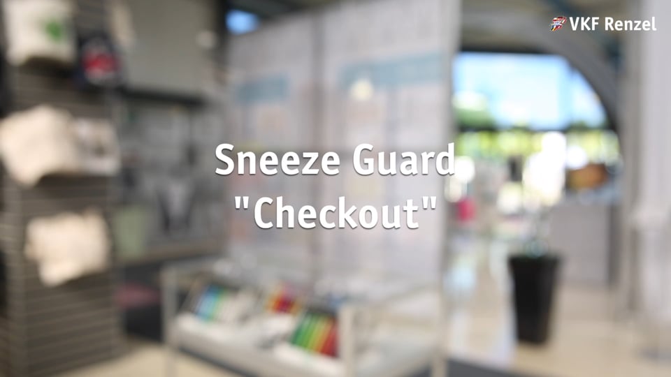 63-0012-4 Sneeze Guard Checkout