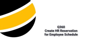 Create HR Reservation
