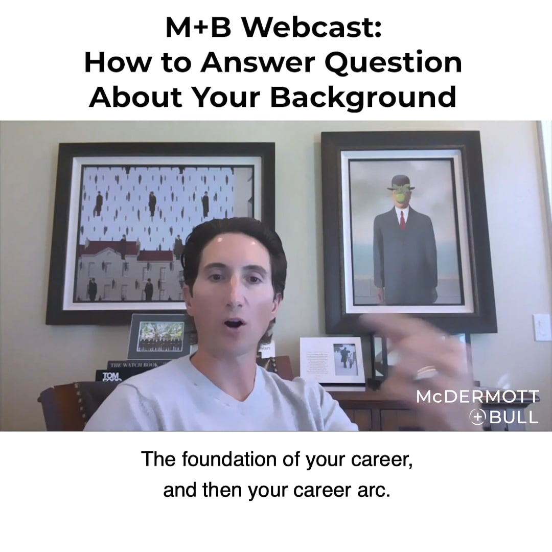 How to Answer Question About Your Background on Vimeo