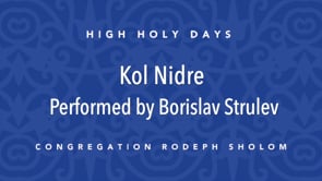 “Kol Nidre” | Borislav Strulev