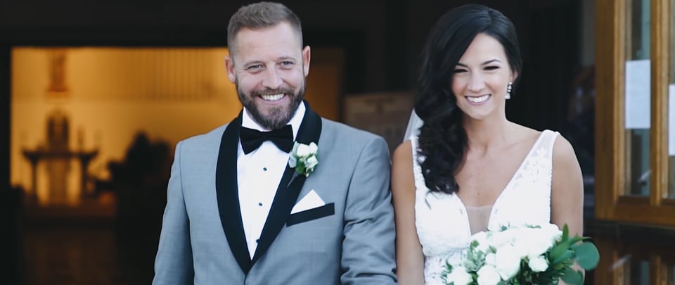 A screenshot of Keleigh & Brian's wedding