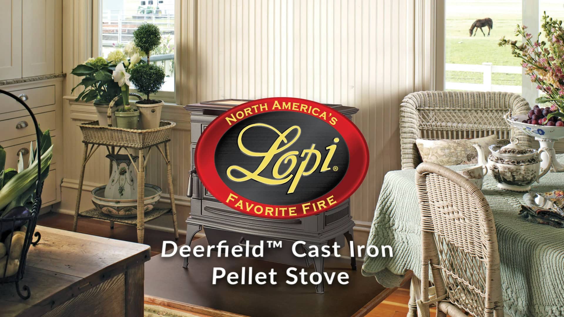 Lopi® Deerfield Pellet Stove on Vimeo