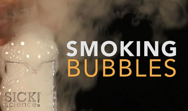 Smoking Bubbles - Dry Ice Science - Steve Spangler