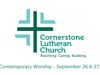 CLC Contemporary Worship, September 26 &27, 2020