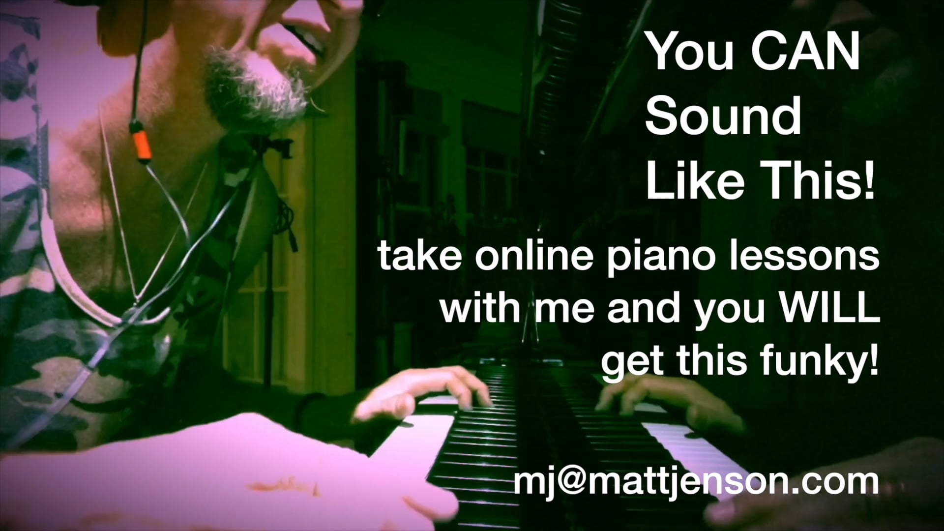 Online Piano Lessons with Matt Jenson: FUNK!!