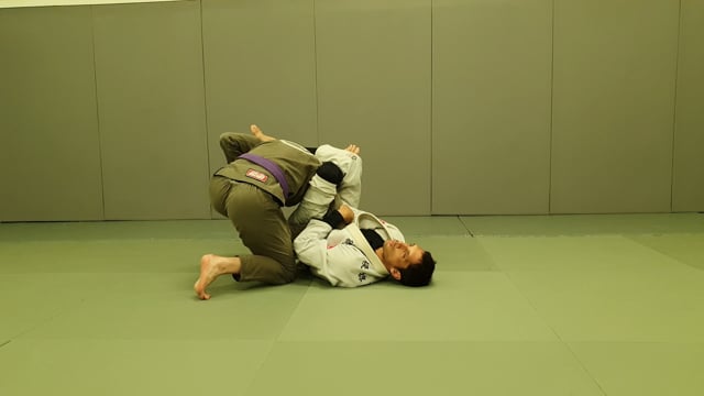 Omoplata à partir de la lasso