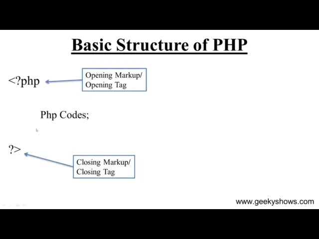 14.Basic Structure of PHP (Hindi)-Segment 1 on Vimeo