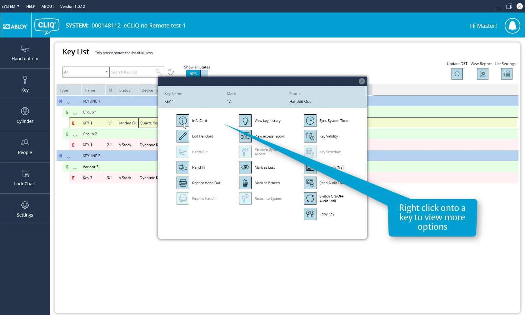 7 - Key list on Vimeo