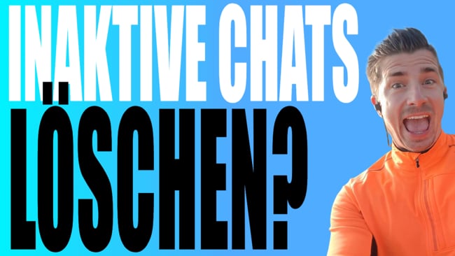 Soll man inaktive Personen im Messenger löschen?