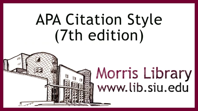 The Main Body - Citation Style: APA 7th Edition - LibGuides at Keuka College