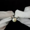 Video: 925 sterling silver ring with natural freshwater pearls