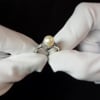 Видео: Кольцо из серебра 925 пробы с натуральным жемчугом 