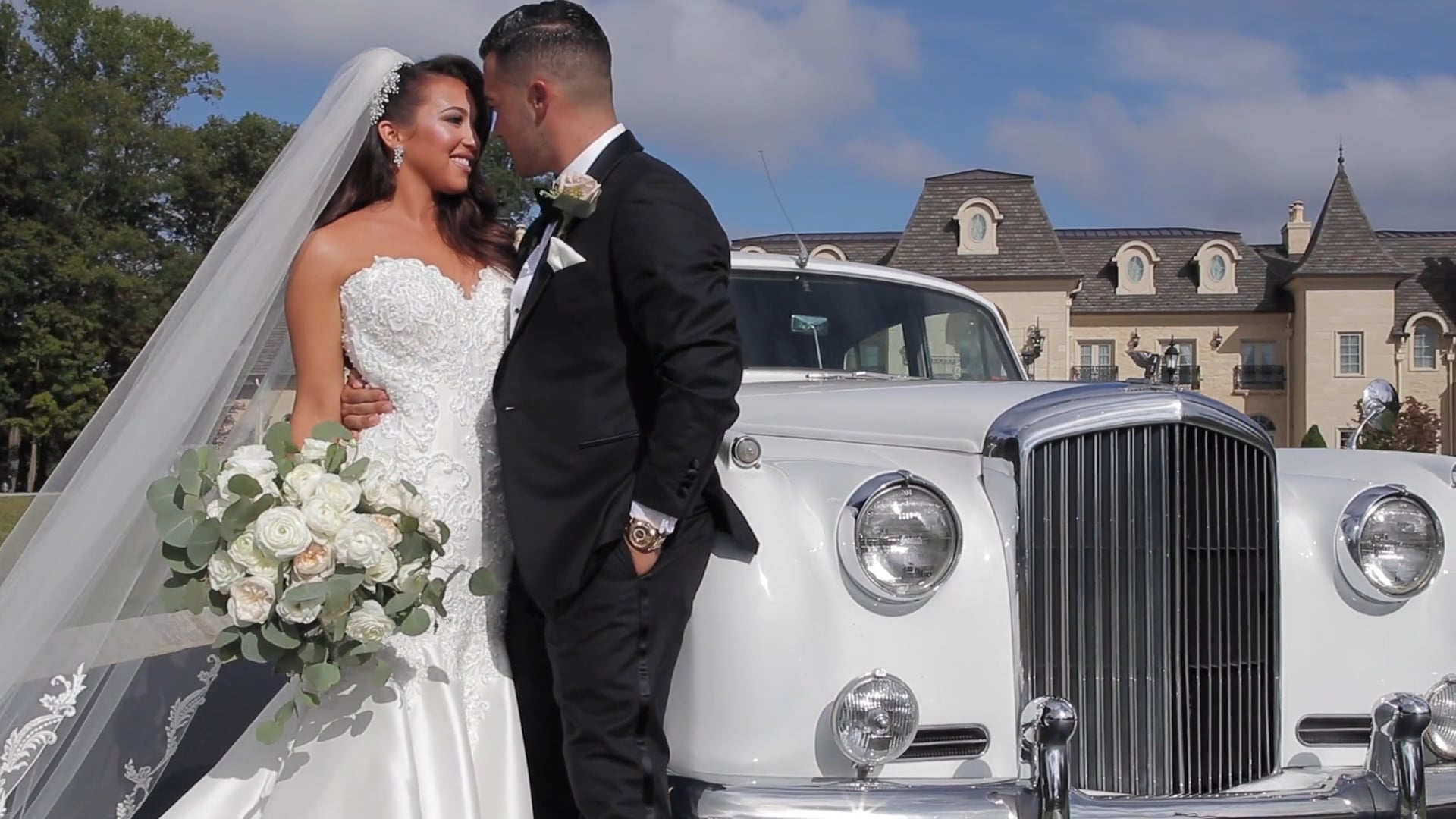 Jacquelyn & Savino’s NJ Same Day Edit (SDE) Wedding Video at the 7 Wyndcrest Ct, In Colts Neck NJ by www.abellastudios.com