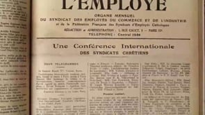 The CFTC, 100 years of Christian trade unionism