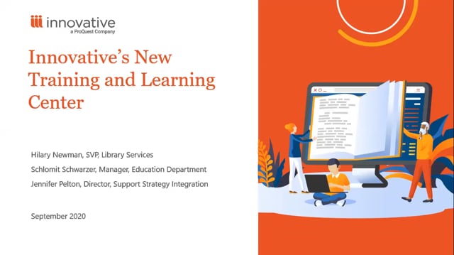 Webinar: Innovative's New Training and Learning Center: NA
