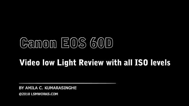 canon 60d low light