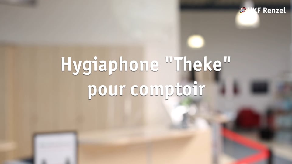 26-0731-2 Hygiaphone Theke pour comptoir
