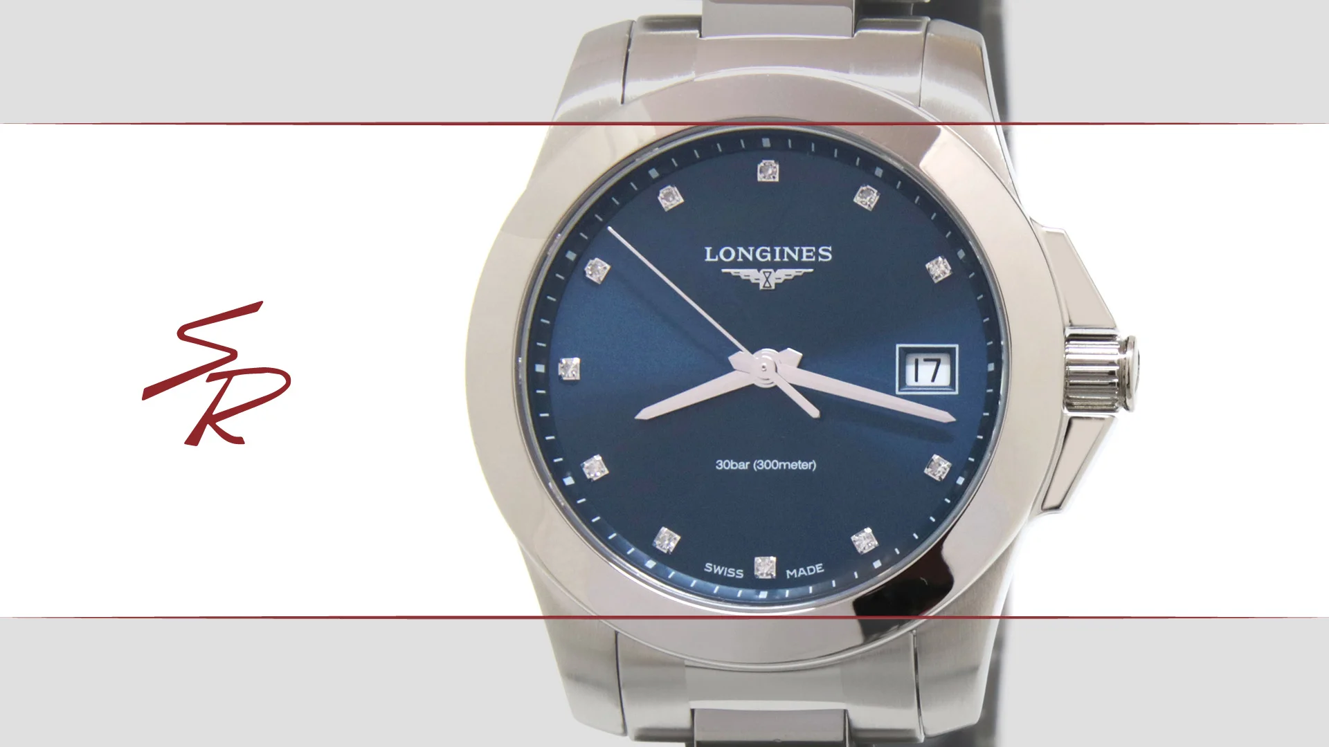 Longines Conquest Lady Blue Diamonds 34mm L33774976