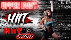 Hiit 56 | Upper Body | with Susie Q | 9/29/20