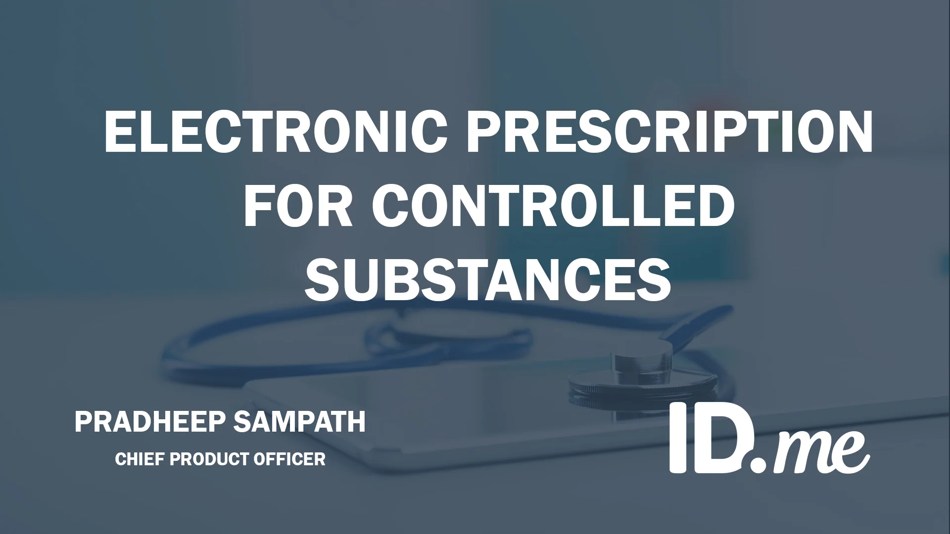 Electronic Prescriptions for Controlled Substances