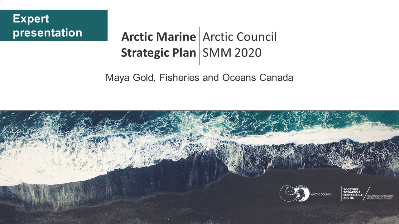 Maya Gold, Fisheries and Oceans Canada - expert presentation