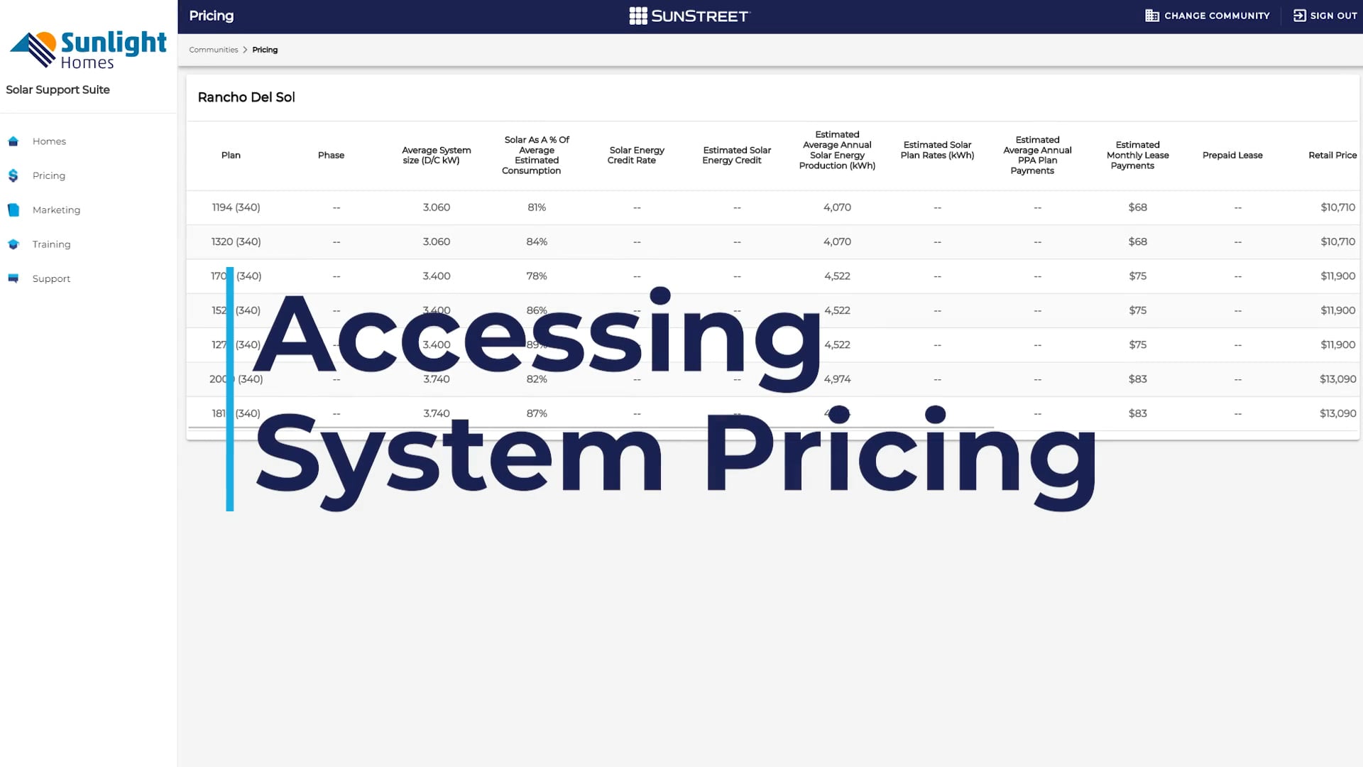 Accessing system pricing on Vimeo