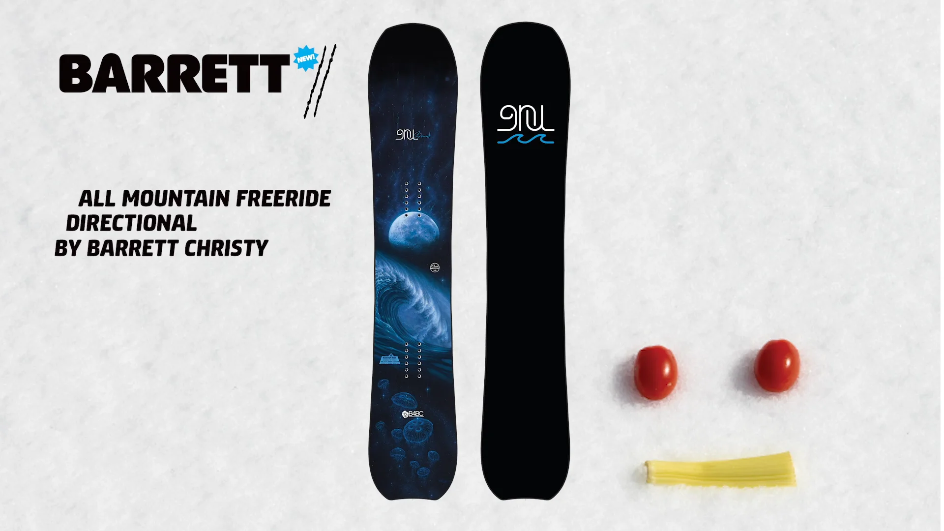 BARRETT -BARRETT CHRISTY PROMODEL- GNU SNOWBOARDS 20-21