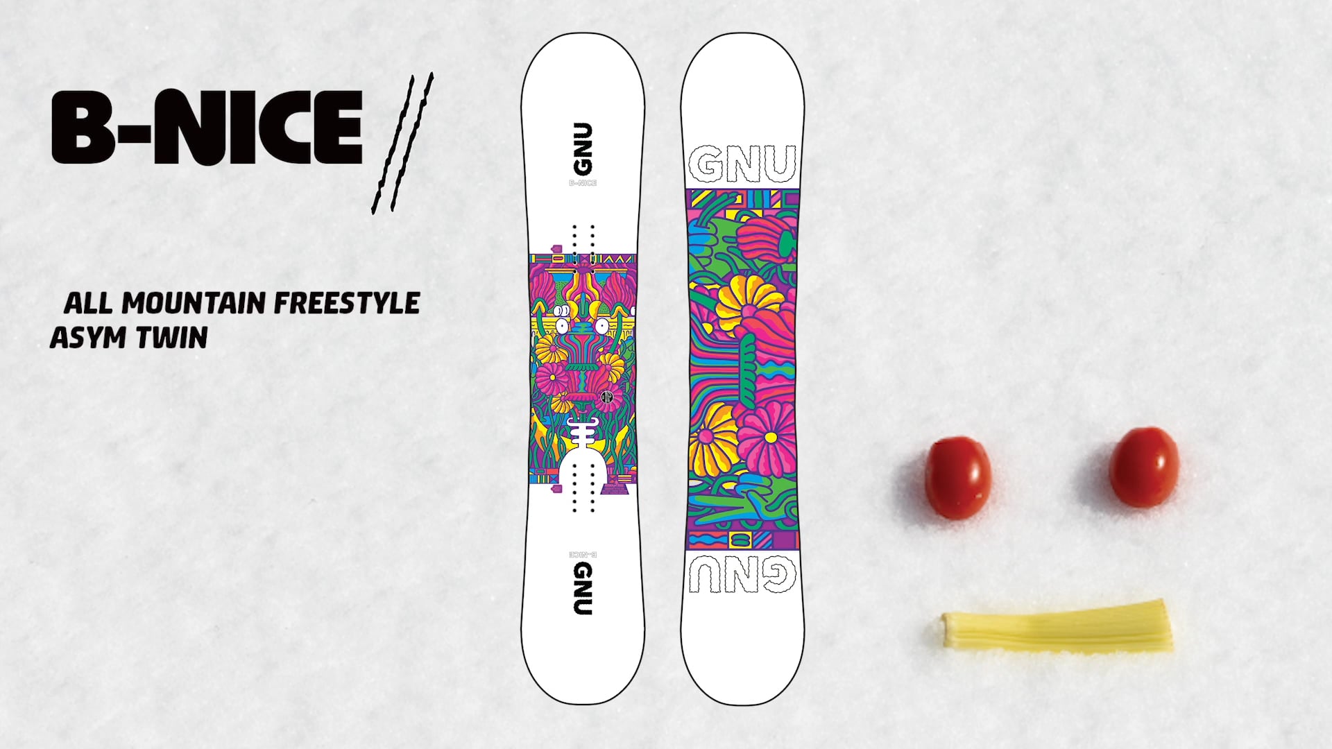 B-NICE | 2020 - 2021 GNU SNOWBOARD