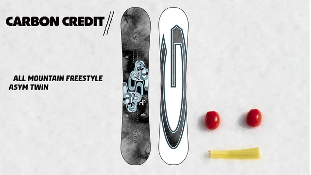 CARBON CREDIT- GNU SNOWBOARDS 20-21